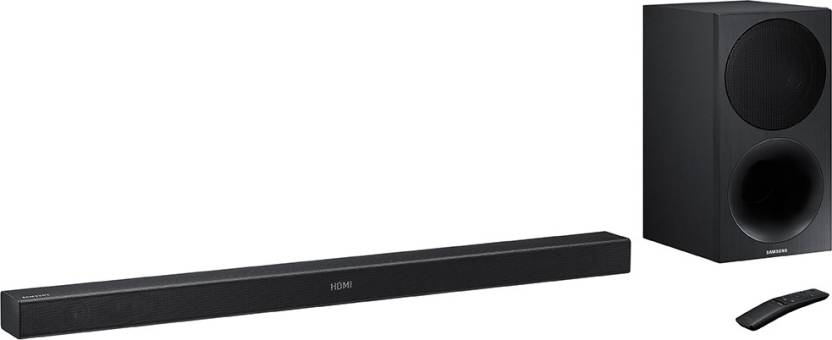 Samsung HW-N450 320 W Bluetooth Soundbar  (Black, 2.1 Channel)